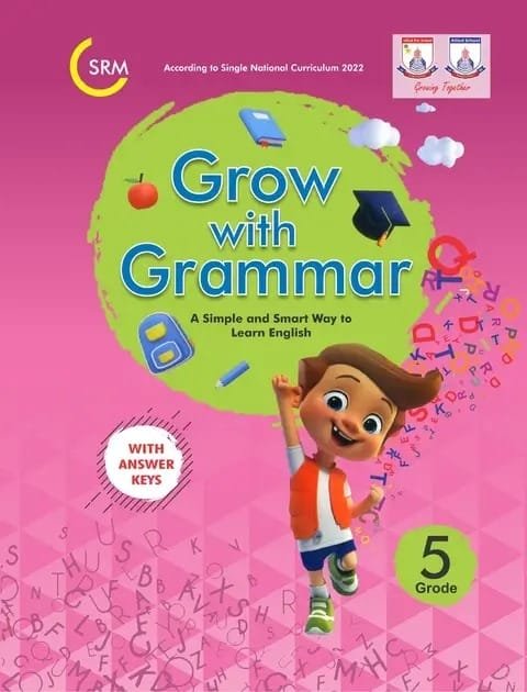 Grow with Grammar Grade 5 Allied School Book Cover of 'Grow with Grammar' Grade 5 Allied School